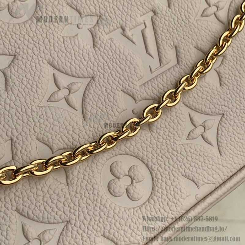 Louis Vuitton Easy Pouch M14421 Sand White Replica