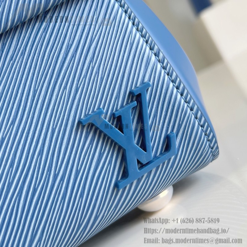 Louis Vuitton Cluny Mini Bag M14855 Denim Blue Epi Leather
