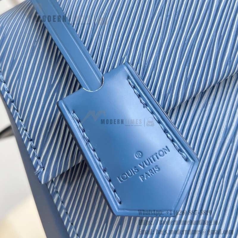 Louis Vuitton Cluny Mini Bag M14855 Denim Blue Epi Leather
