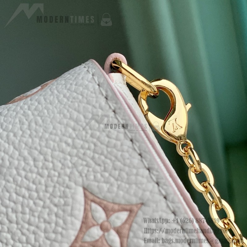 Louis Vuitton Pochette Félicie Chain Bag M14968 Two-Tone Monogram Leather