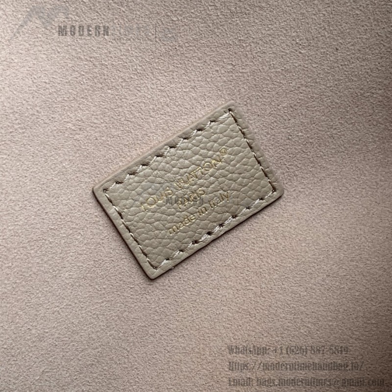 Louis Vuitton Anytime Flap Bag M14973 Beige / M14604 Black Monogram Empreinte Leather