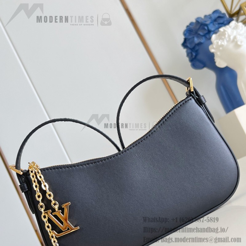 Louis Vuitton Pochette LV Bloom Apricot Rose Red Black – M25784 / M25525