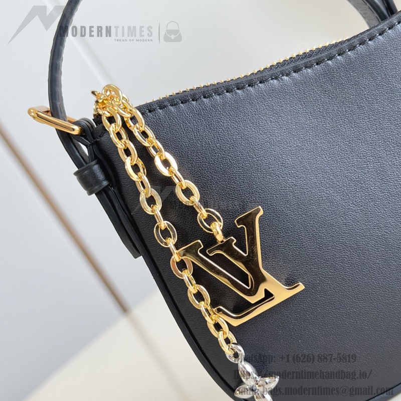 Louis Vuitton Pochette LV Bloom Apricot Rose Red Black – M25784 / M25525