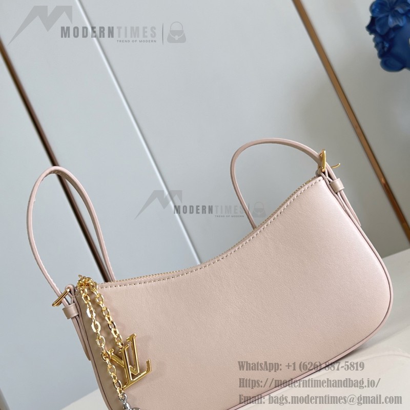 Louis Vuitton Pochette LV Bloom Apricot Rose Red Black – M25784 / M25525