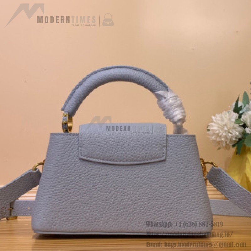 Louis Vuitton x Murakami Capucines East West Mini M13707 Blue Taurillon Replica