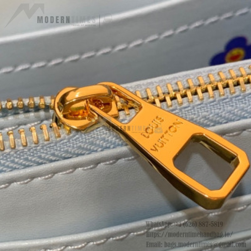 Louis Vuitton x Murakami Capucines East West Mini M13707 Blue Taurillon Replica