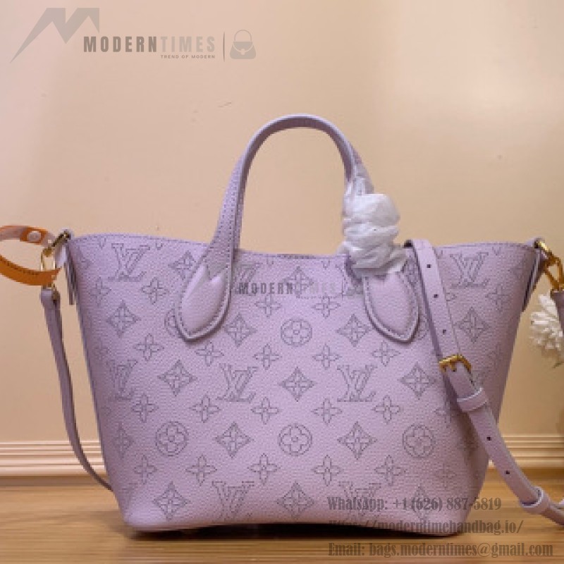 Louis Vuitton Blossom Small Handbag M14395 Purple Perforated Leather Replica