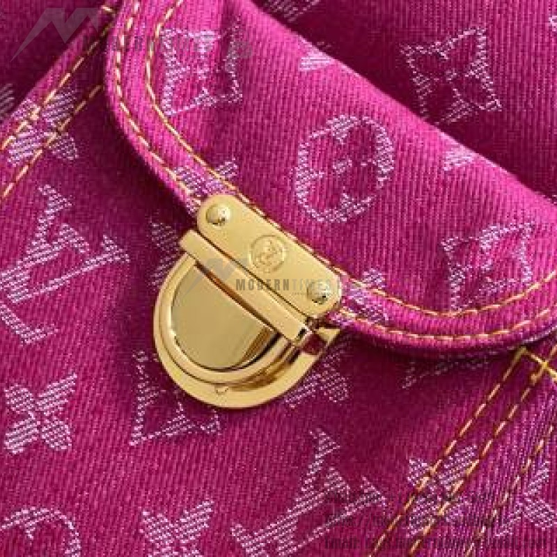 Louis Vuitton Vintage Denim Handbag Collection – Green, Pink, Blue