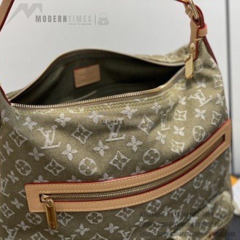 Louis Vuitton Vintage Denim Handbag Collection – Green, Pink, Blue