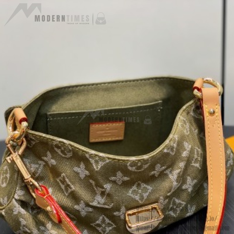 Louis Vuitton Vintage Denim Underarm Bag M95217 – Grass Green