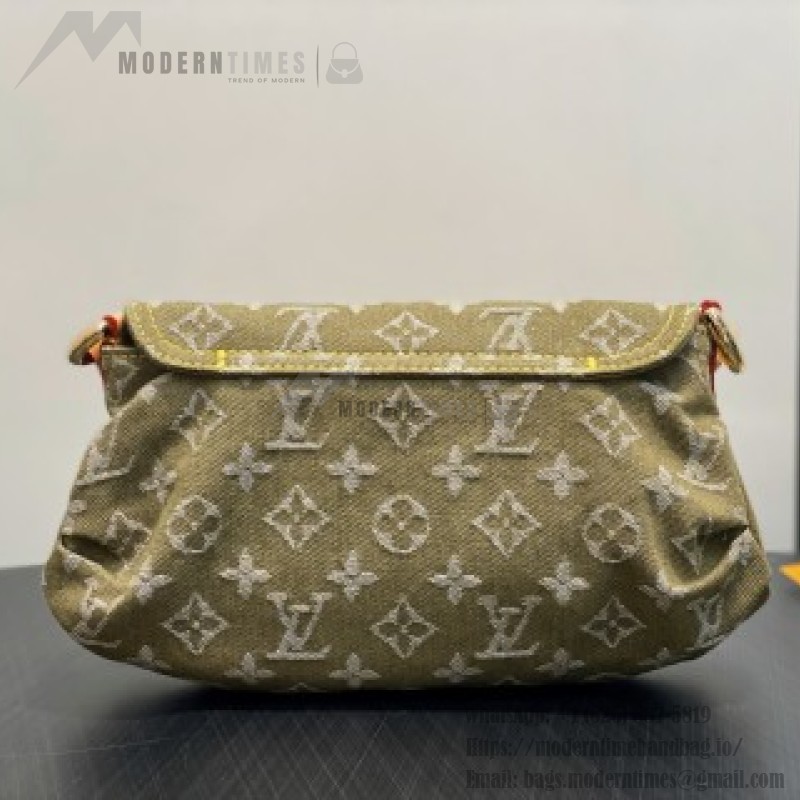 Louis Vuitton Vintage Denim Underarm Bag M95217 – Grass Green
