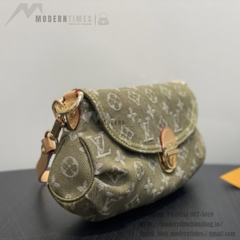Louis Vuitton Vintage Denim Underarm Bag M95217 – Grass Green