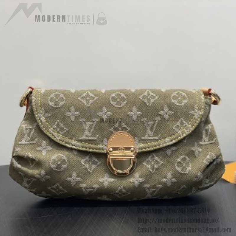 Louis Vuitton Vintage Denim Underarm Bag M95217 – Grass Green