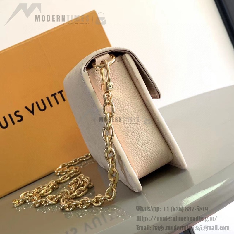 Louis Vuitton Wallet On Chain Métis M82637 Black / M82836 Ivory White Handbag