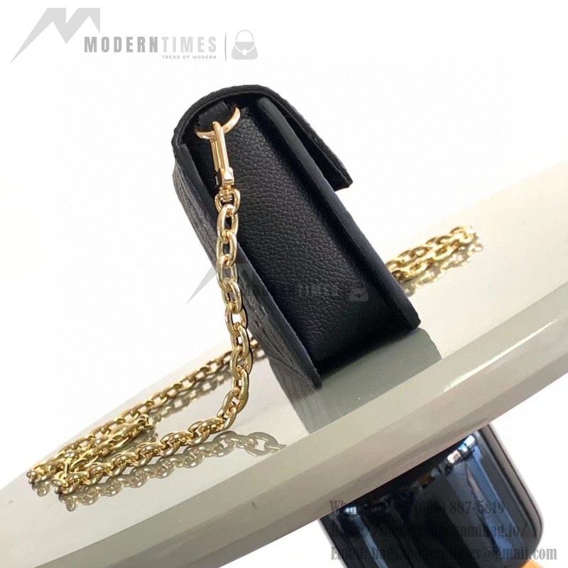 Louis Vuitton Wallet On Chain Métis M82637 Black / M82836 Ivory White Handbag