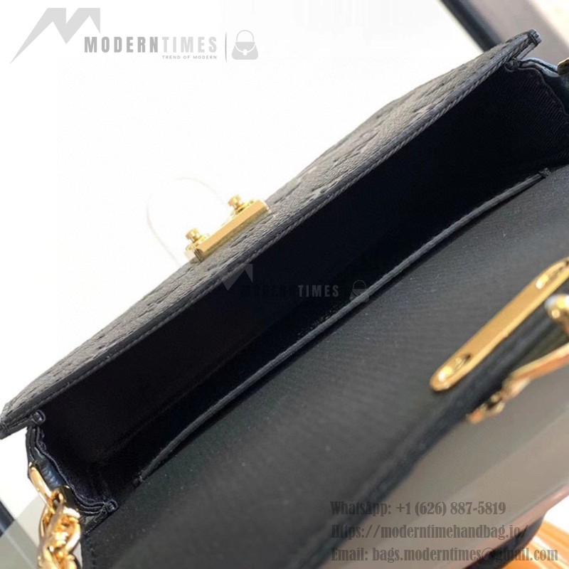 Louis Vuitton Wallet On Chain Métis M82637 Black / M82836 Ivory White Handbag