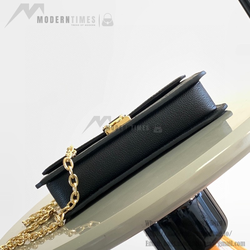 Louis Vuitton Wallet On Chain Métis M82637 Black / M82836 Ivory White Handbag