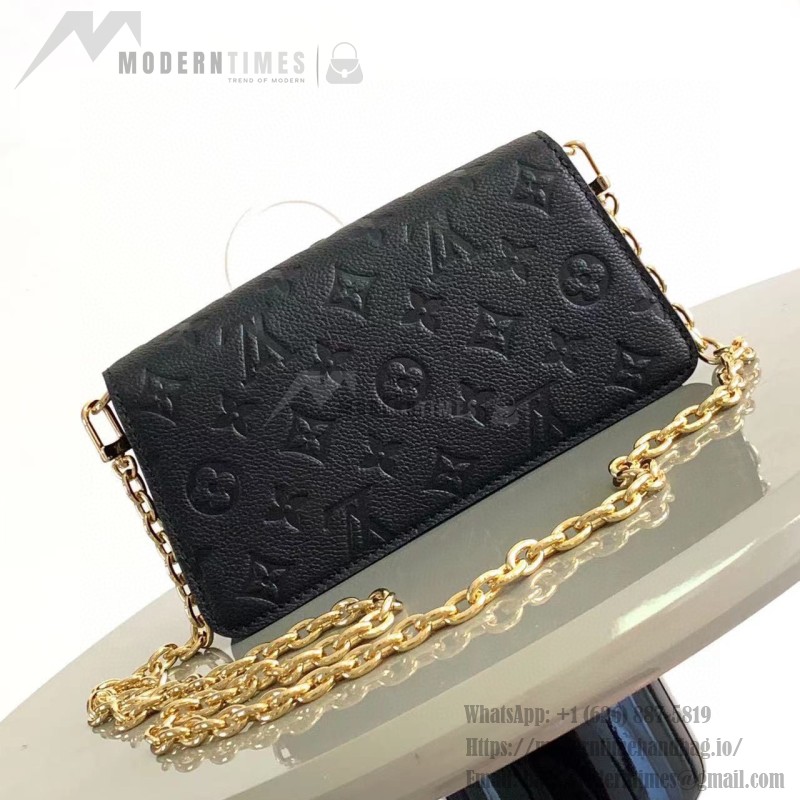 Louis Vuitton Wallet On Chain Métis M82637 Black / M82836 Ivory White Handbag
