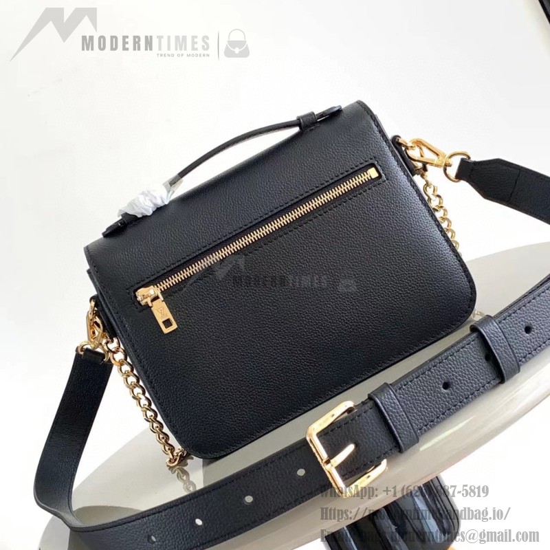 Louis Vuitton Oxford Handbag M22735/M22792 black grey brown soft grained leather gold hardware