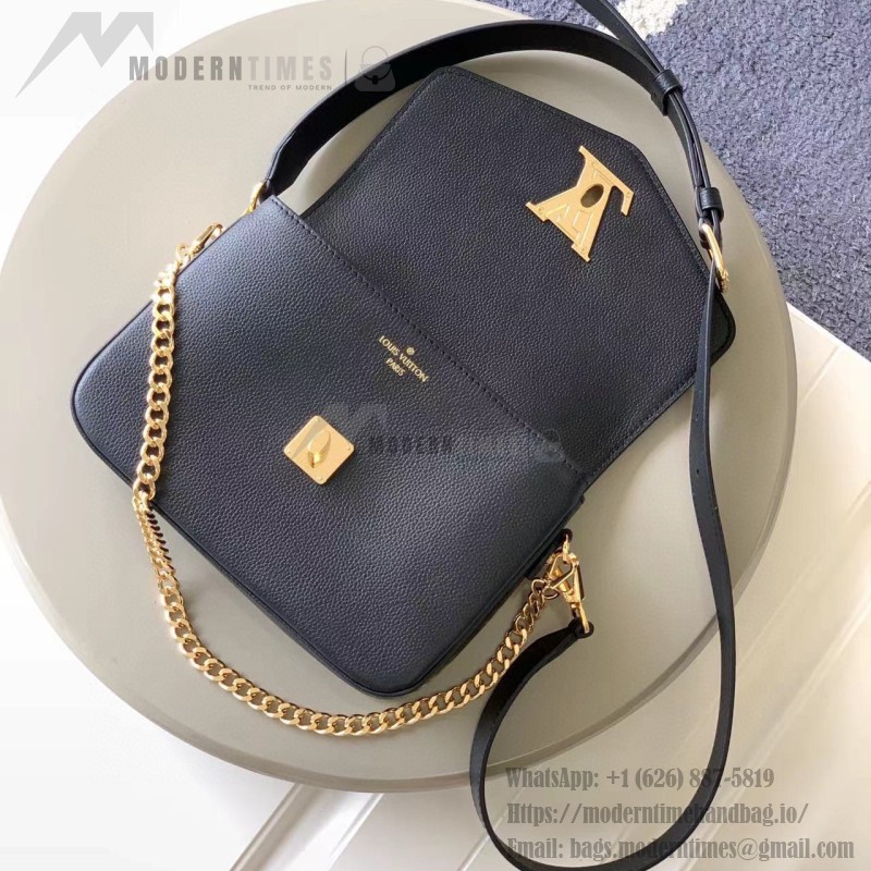 Louis Vuitton Oxford Handbag M22735/M22792 black grey brown soft grained leather gold hardware
