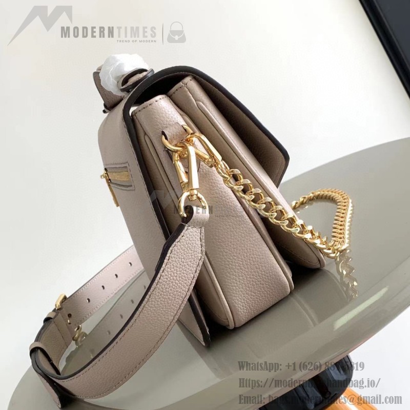 Louis Vuitton Oxford Handbag M22735/M22792 black grey brown soft grained leather gold hardware