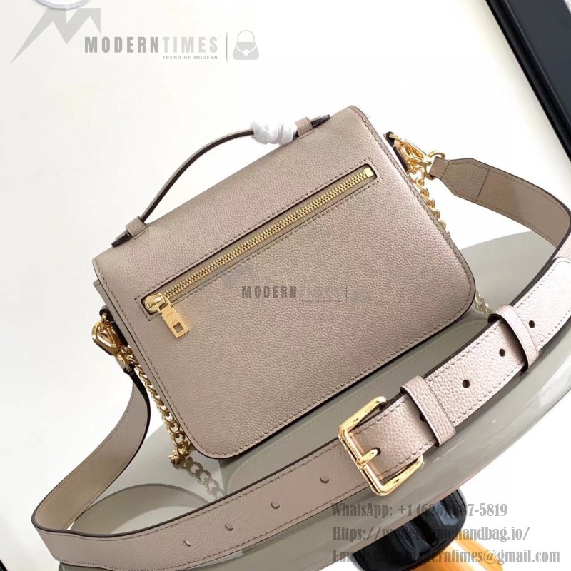 Louis Vuitton Oxford Handbag M22735/M22792 black grey brown soft grained leather gold hardware