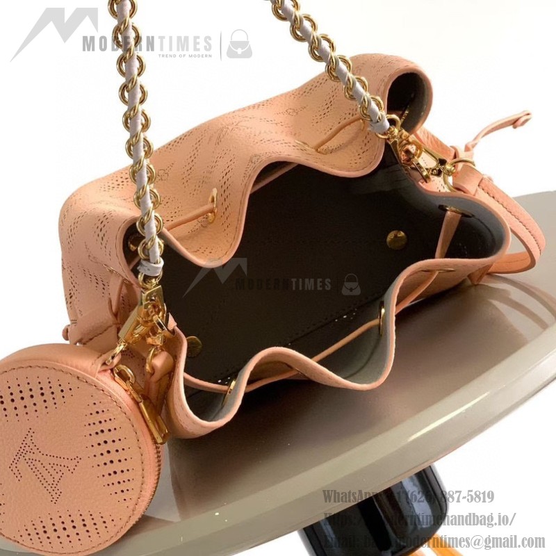 Louis Vuitton Bella Handbag M13840 – Milkshake Pink Perforated Calfskin