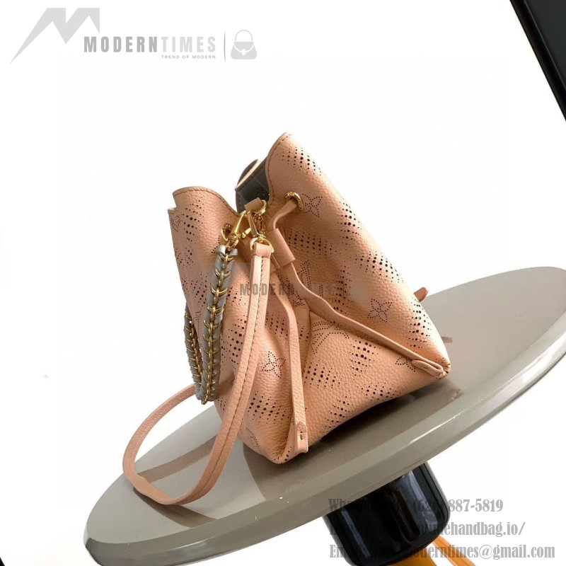 Louis Vuitton Bella Handbag M13840 – Milkshake Pink Perforated Calfskin