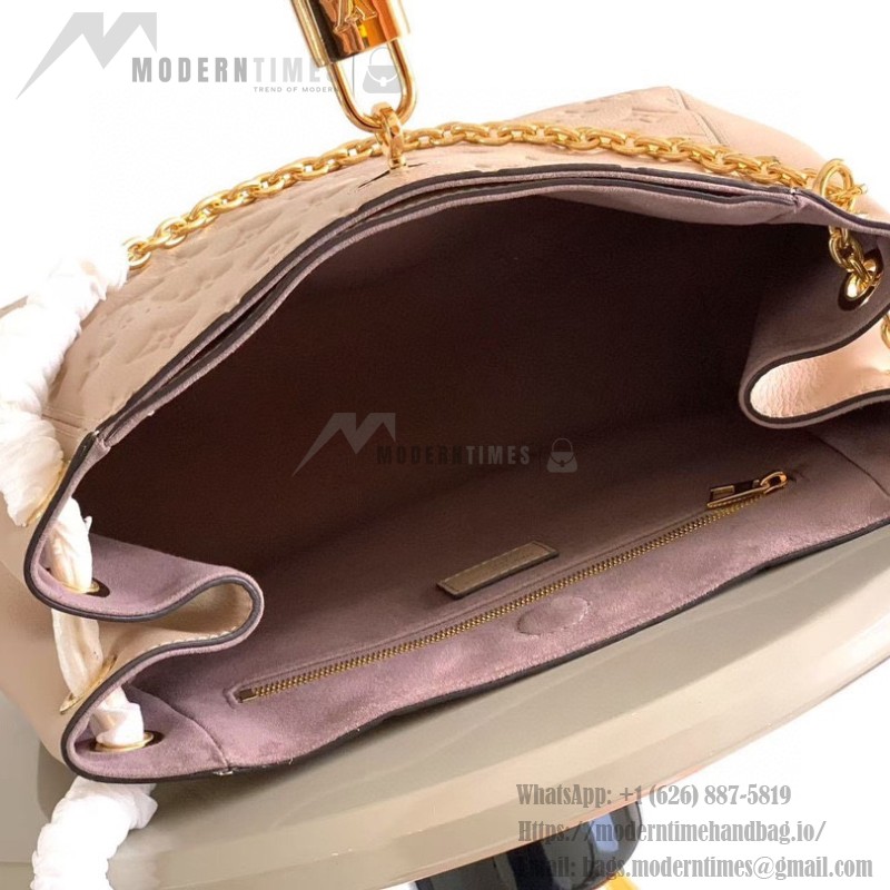 Louis Vuitton Anytime Small Monogram Empreinte Leather Handbag M14414 Black / M14658 Milkshake Pink