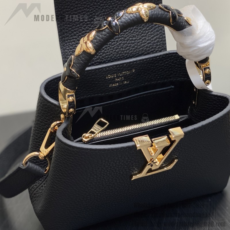 Louis Vuitton Capucines Mini M14976 Black Clover Leather Na Ying Edition