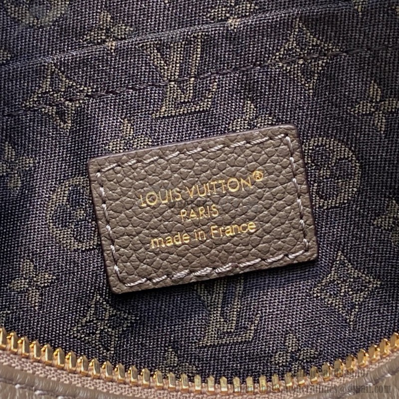 Louis Vuitton Express Small Handbag M26039 Black and M26360 Elephant Grey Leather Pillow Bag