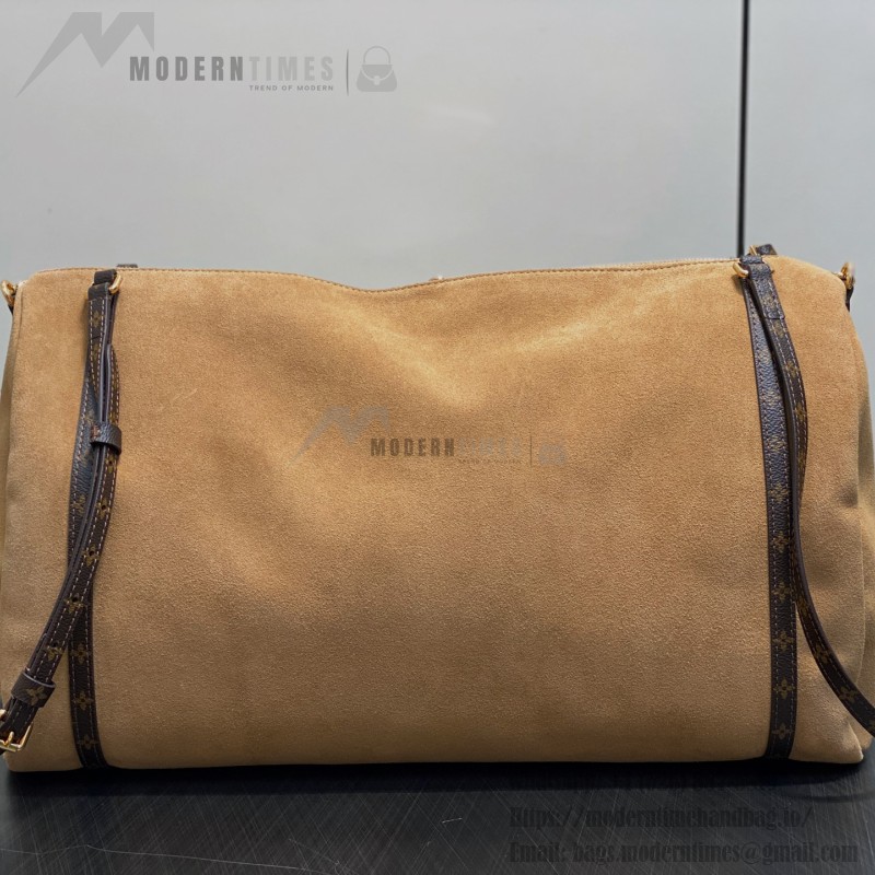 Louis Vuitton Express Large Handbag M26037 Black / M26451 Beige – Suede Leather