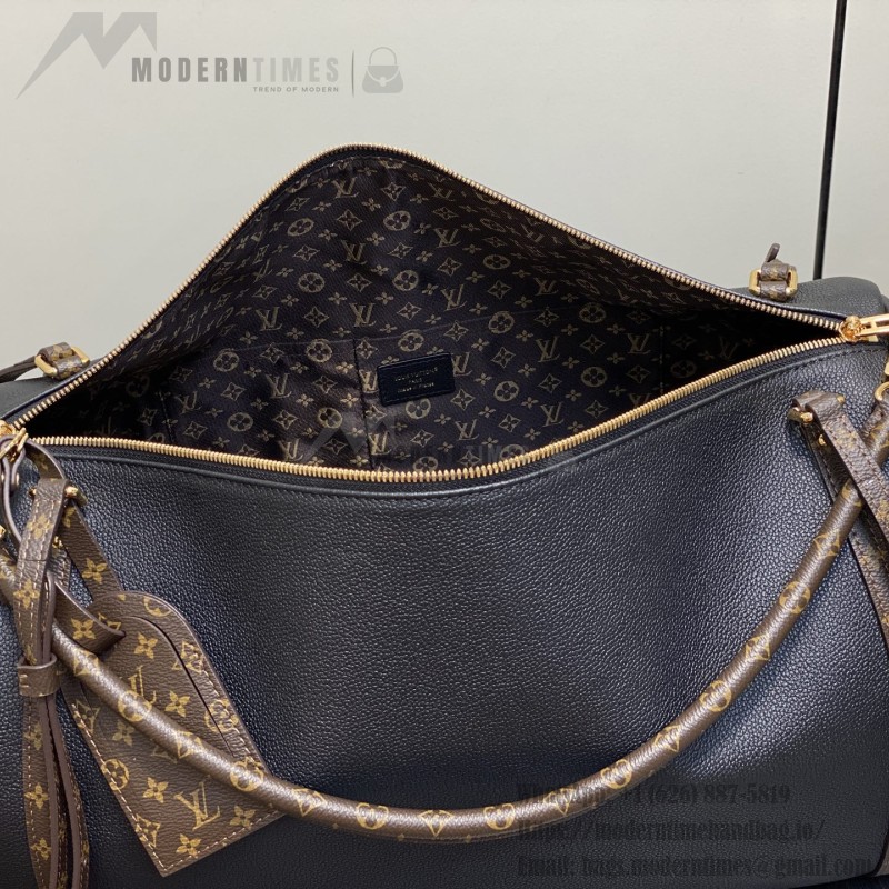 Louis Vuitton Express Large Handbag M26037 Black / M26451 Beige – Suede Leather