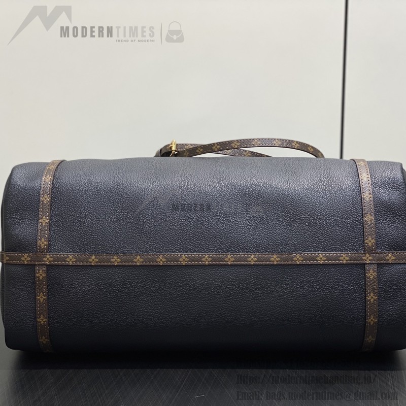 Louis Vuitton Express Large Handbag M26037 Black / M26451 Beige – Suede Leather