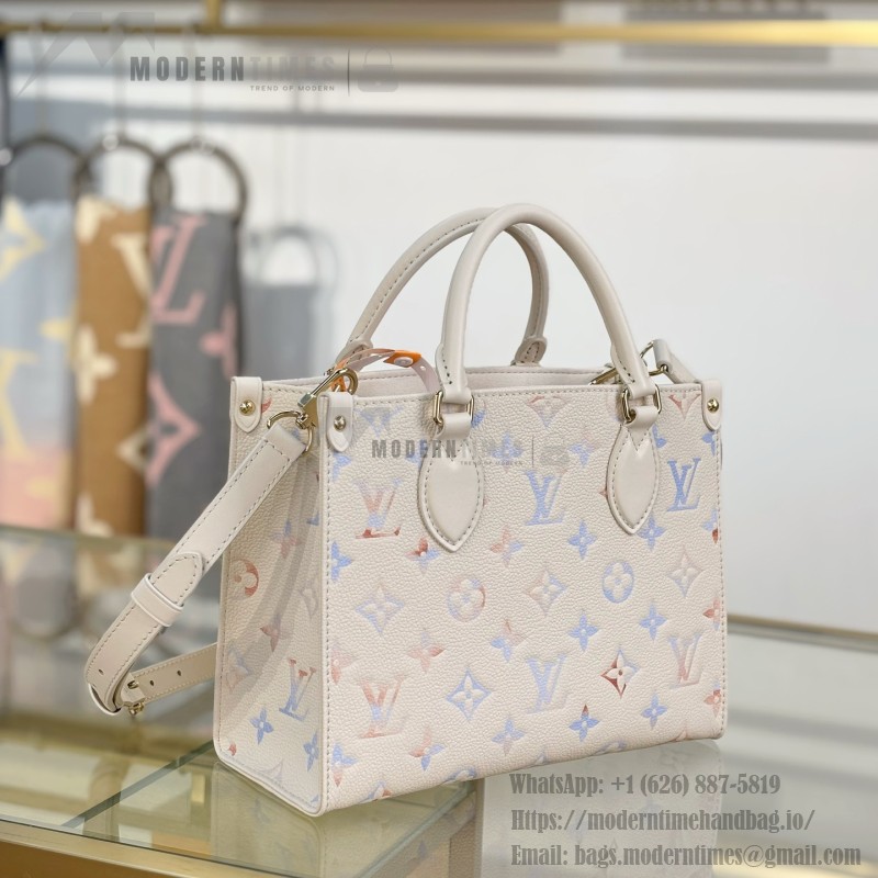 Louis Vuitton ONTHEGO Small Handbag M25770 Premium MB Chip Original Leather