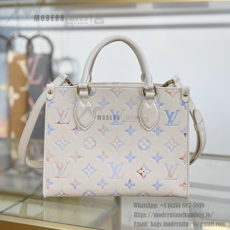 Louis Vuitton ONTHEGO Small Handbag M25770 Premium MB Chip Original Leather