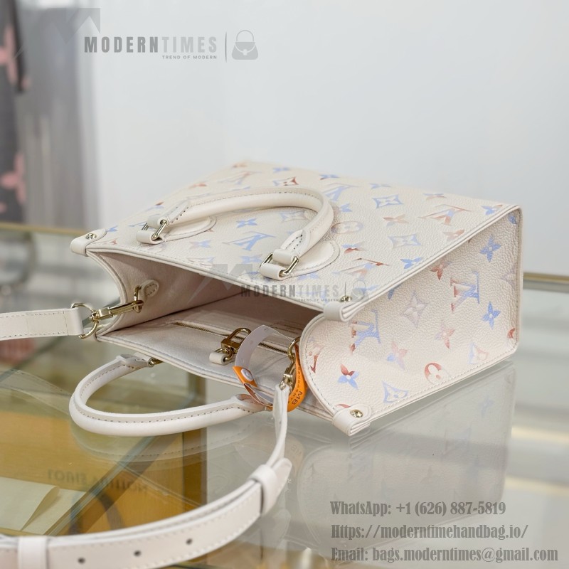 Louis Vuitton ONTHEGO Small Handbag M25770 Premium MB Chip Original Leather