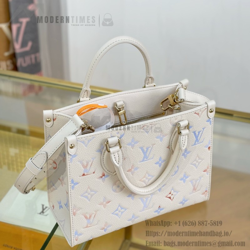 Louis Vuitton ONTHEGO Small Handbag M25770 Premium MB Chip Original Leather