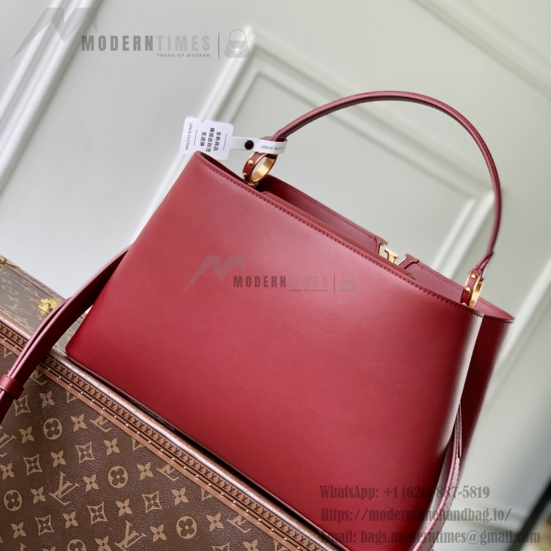 Louis Vuitton Capucines Souple Large Handbag M24607 in Smooth Calf Leather