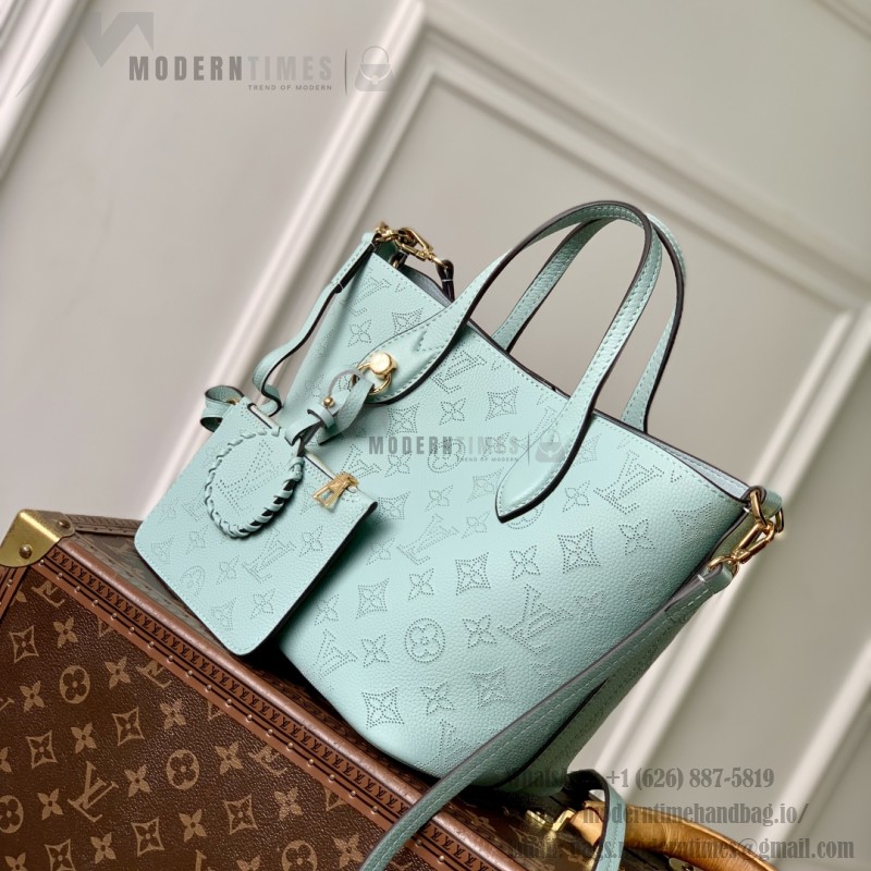 Louis Vuitton Blossom PM Green Mahina Leather Handbag M24930