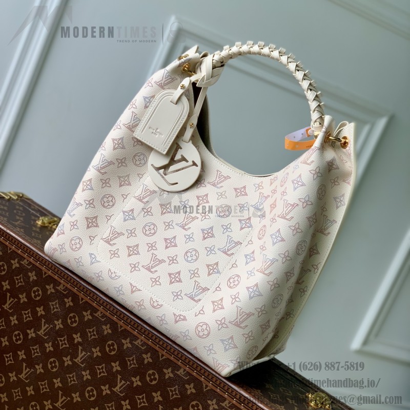 Louis Vuitton Carmel Handbag M25894 Dreamy Collection Mahina Leather