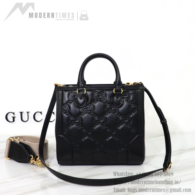 Gucci Embroidered Leather Shoulder Bag 728309 Original Leather