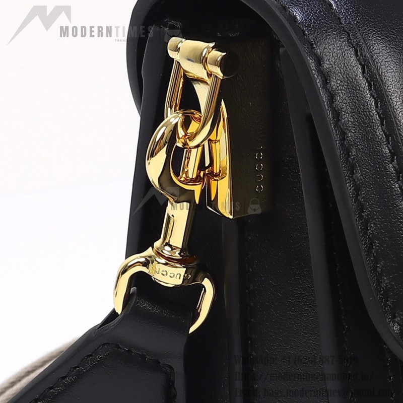 Gucci Embroidered Leather Handbag 736877 Original Leather