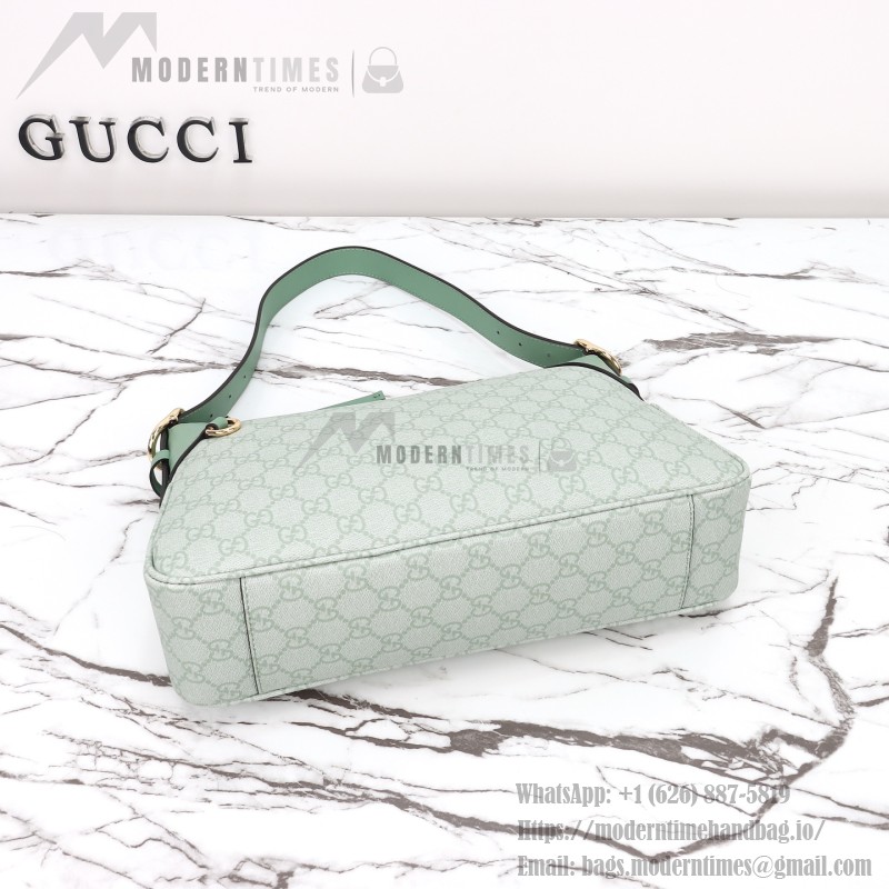 Gucci 815218 Pink Rubber Shoulder Bag / Gucci 815216 Green Rubber Handbag