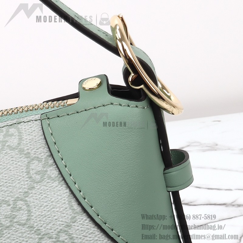 Gucci 815218 Pink Rubber Shoulder Bag / Gucci 815216 Green Rubber Handbag