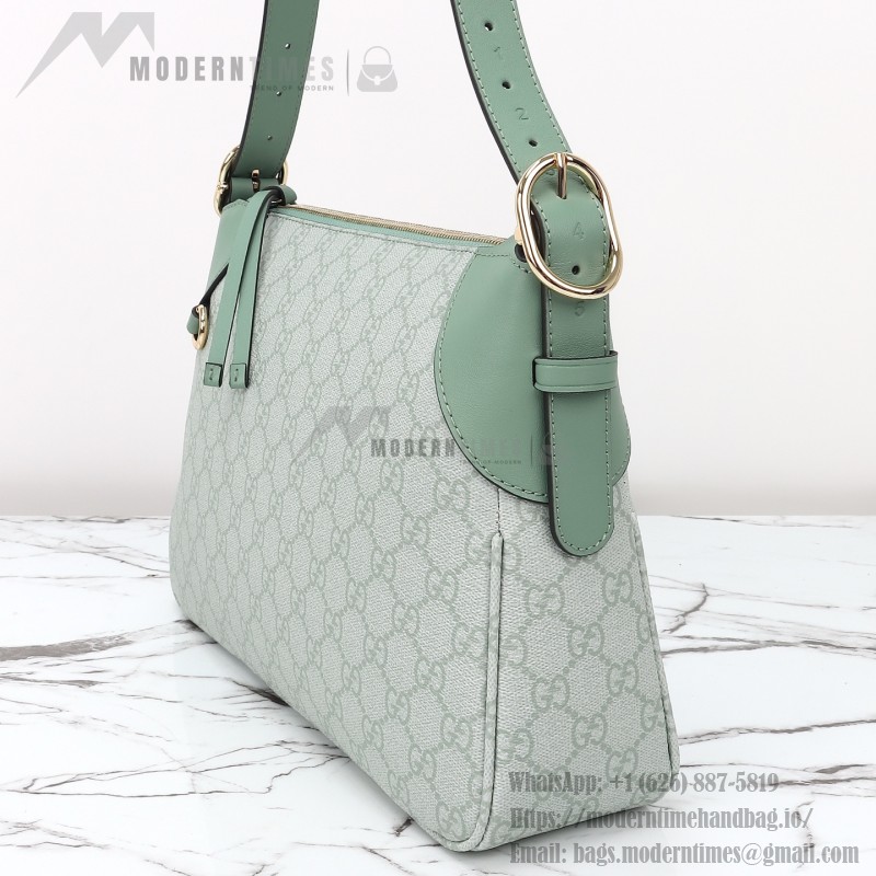 Gucci 815218 Pink Rubber Shoulder Bag / Gucci 815216 Green Rubber Handbag