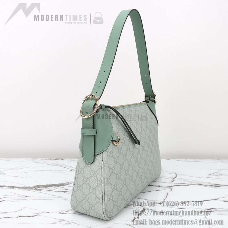 Gucci 815218 Pink Rubber Shoulder Bag / Gucci 815216 Green Rubber Handbag