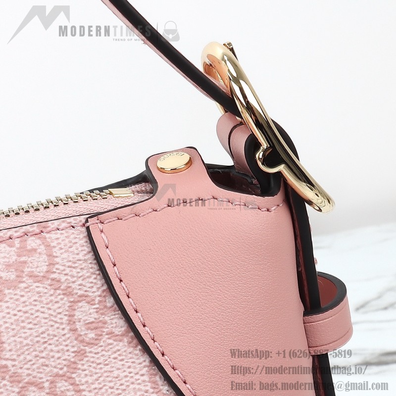 Gucci 815218 Pink Rubber Shoulder Bag / Gucci 815216 Green Rubber Handbag