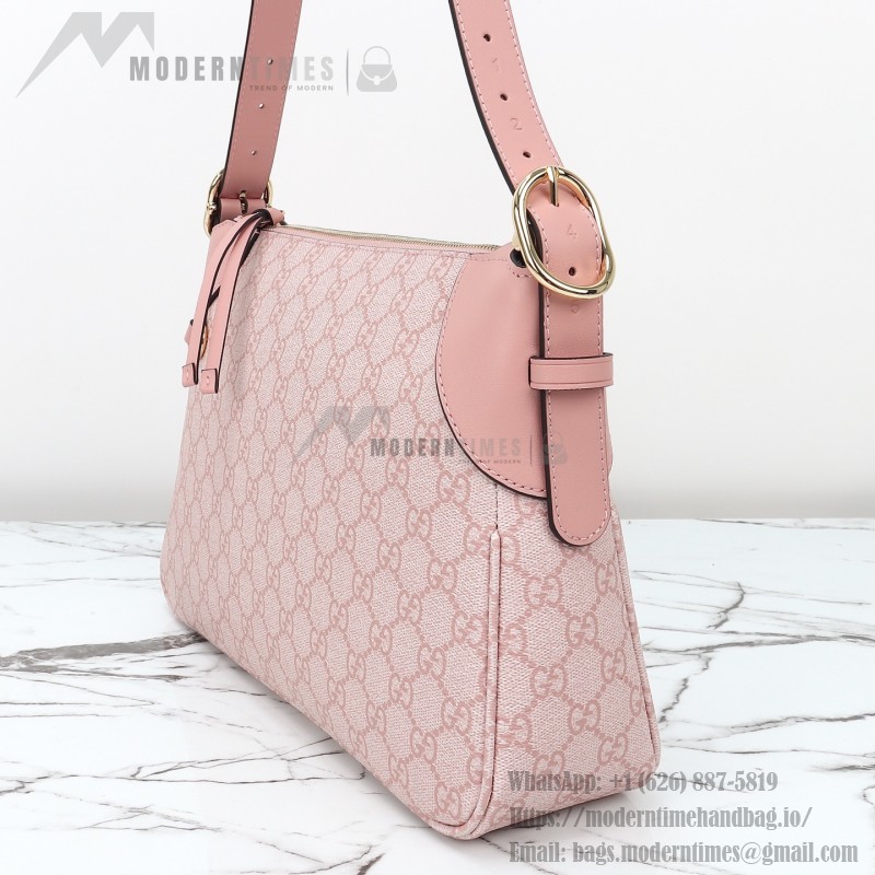 Gucci 815218 Pink Rubber Shoulder Bag / Gucci 815216 Green Rubber Handbag