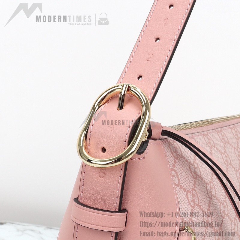 Gucci 815218 Pink Rubber Shoulder Bag / Gucci 815216 Green Rubber Handbag